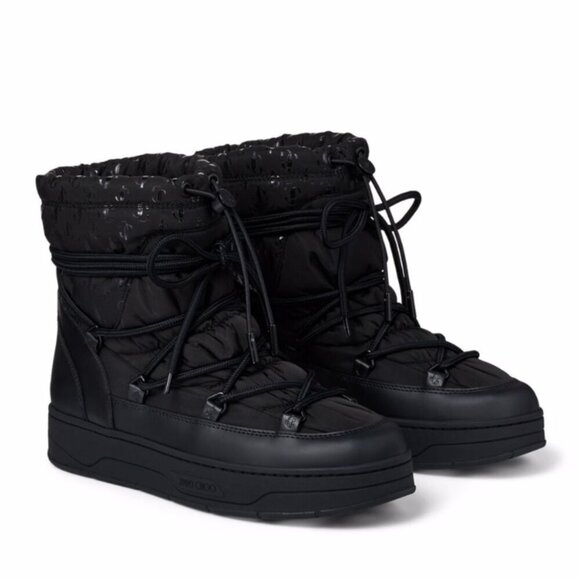 Jimmy Choo Shoes - NEW Jimmy Choo Wanaka logo-print snow boots Size 8.5